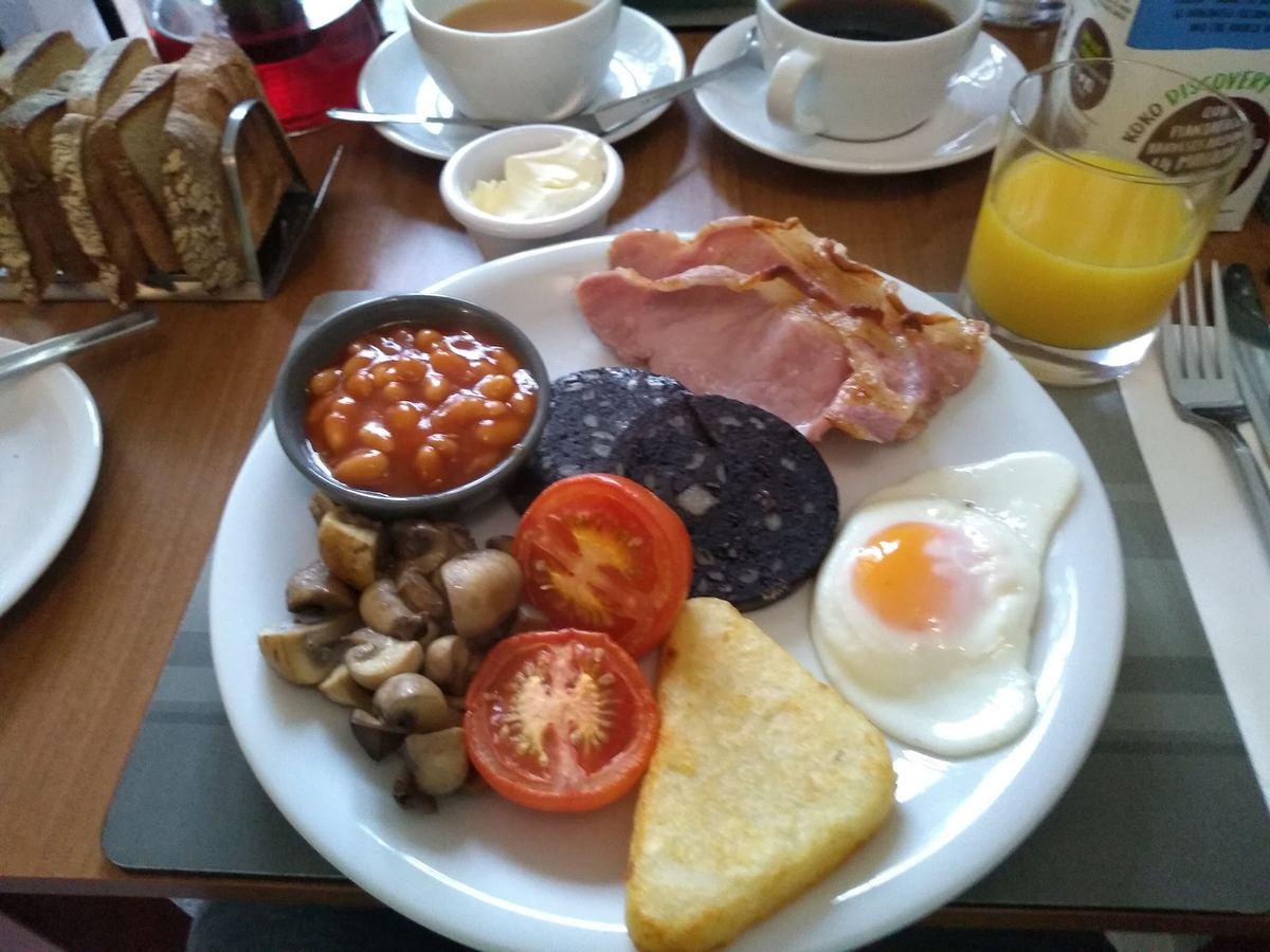 Breakfast at No. 6 Quality Guesthouse, Llandudno